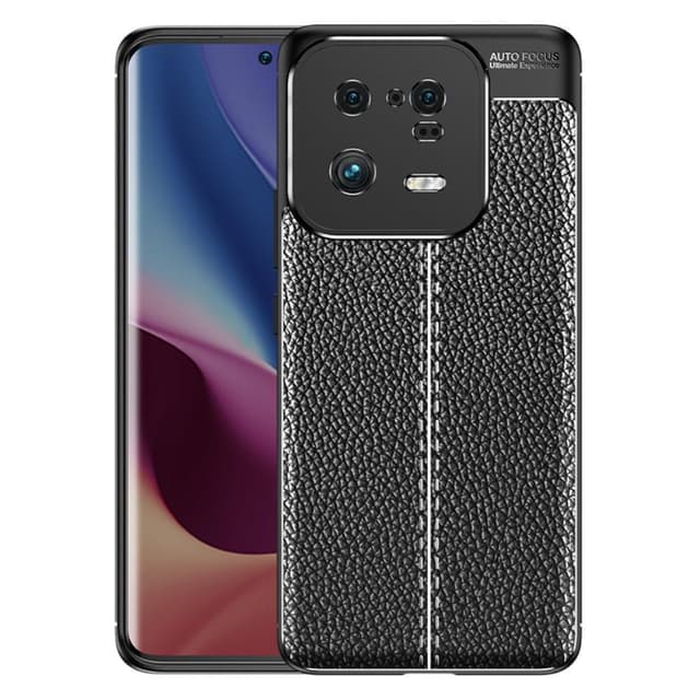 Litchi Fodral TPU Skal för Xiaomi 13 Pro 5G  - Svart