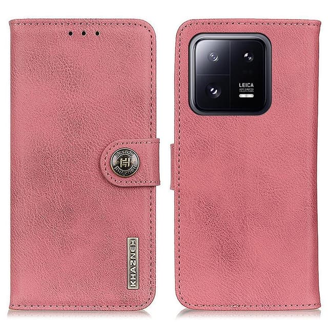 KHAZNEH Xiaomi 13 Pro 5G Plånboksfodral - Rosa