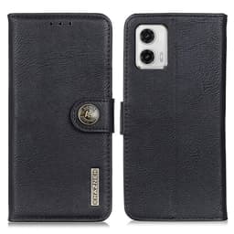 KHAZNEH Motorola Moto G73 5G Plånboksfodral - Svart
