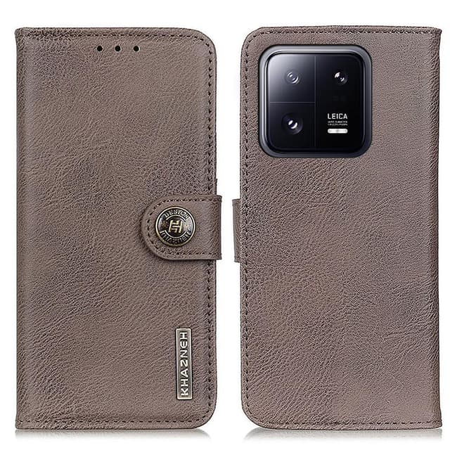 KHAZNEH Xiaomi 13 5G Plånboksfodral - Khaki