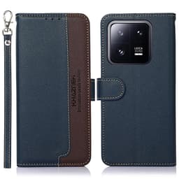 KHAZNEH Telefondæksel til Xiaomi 13 - Blå/Brun