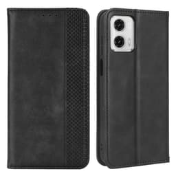 Motorola Moto G73 5G Plånboksfodral Exklusivt Svart