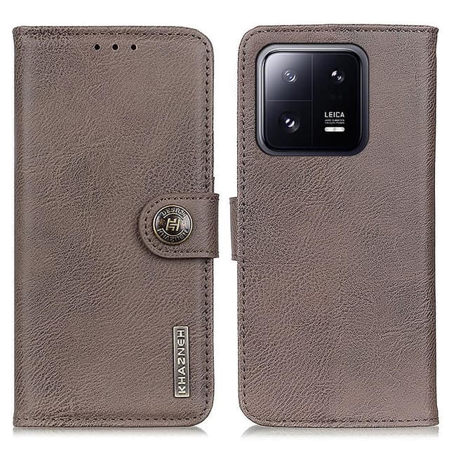 KHAZNEH Xiaomi 13 Pro 5G Plånboksfodral - Khaki