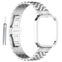 Klockarmband i rostfritt stål Sølv Xiaomi Redmi Watch 3 / Redmi Watch 3 Lite