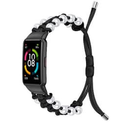 INF Klokkebånd armbånd-design Sort Huawei Band 6, Honor Band 6/7