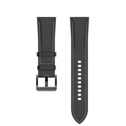 Klockarmband i äkta läder Svart Garmin Vivoactive3 / Vivoactive 3 Musi