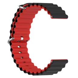 Kellon ranneke silikonia Punainen Garmin Forerunner 265 / 965