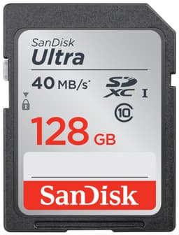 SanDisk Ultra SDXC 128 GB minnekort