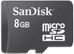 SanDisk MicroSD Hukommelseskort 8 GB