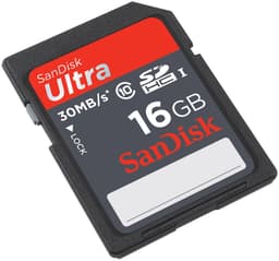 SanDisk Ultra 16 GB SDHC hukommelseskort