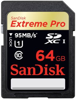 SanDisk 64 GB Extreme Pro SDXC UHS-I minnekort