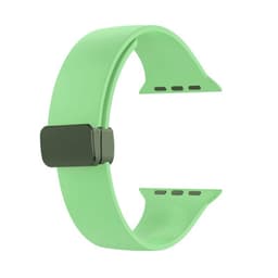 Magnetisk absorpsjonsklokkerem silikon Grønn Apple Watch 38mm/40mm/41mm