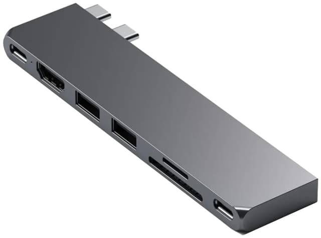 Satechi USB-C Pro Slim USB hub (grey)