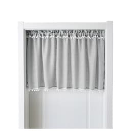 Ruffle kort gardin Grå 60x40 cm