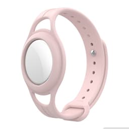 MUTURAL Silicone børnearmbånd til AirTag - Pink
