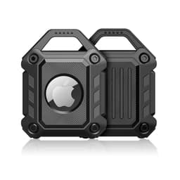 SKALO Armor Carbon TPU AirTag Hållare - Svart