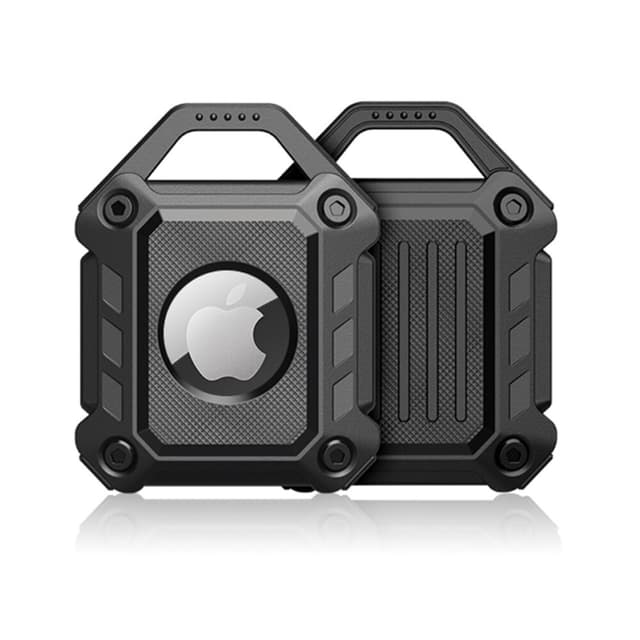 SKALO Armor Carbon TPU AirTag Hållare - Svart