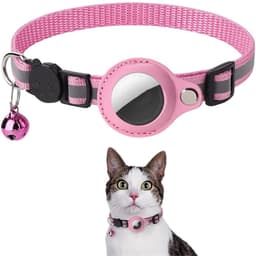 SKALO Kissapanta AirTag pidike ja kello - Pinkki