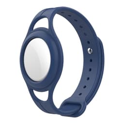 MUTURAL Silicone børnearmbånd til AirTag - Blå