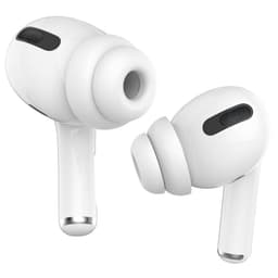 AHASTYLE AirPods Pro 1/2 silikone Ørepropper med dobbelt design S+M+L - Hvid