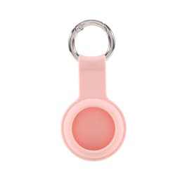 SKALO AirTag-pidike silikonisella avainrenkaalla varustettuna - Pinkki