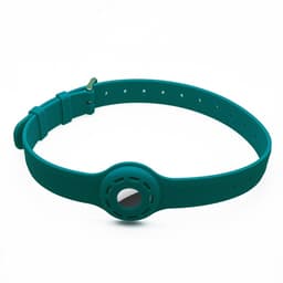 SKALO AirTag Holder Silicone Pet Collar - Grøn