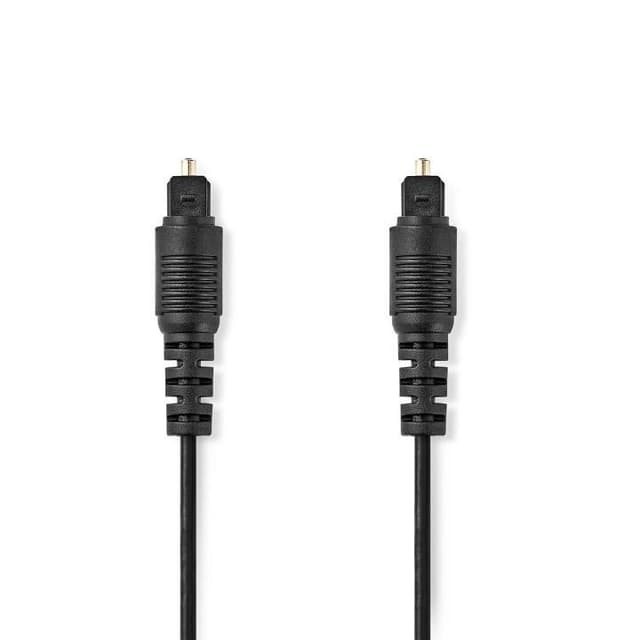 Nedis Optisk ljudkabel | TosLink Hane | TosLink Hane | 3.00 m | Rund | PVC | Svart | Låda