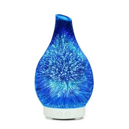 Roterande Diffusor/Luftfuktare i 3D Glas / Trä, Reflekterande