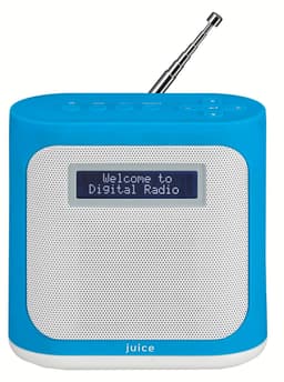 Juice Mini transportabel radio SJUMBU14E - blå