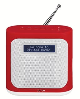 Juice Mini Bärbar Radio SJUMRE14E (röd)