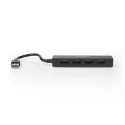 USB-hubb | 4 portar | USB 3.0 | Svart