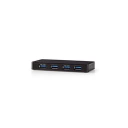 Nedis USB-hub | USB-A Han | 4x USB A Female | 4-Port port(s) | USB 3.2 Gen 1 | Nettstrøm drevet / USB-Strøm | 4x USB