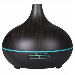 Luftfukter i tredesign - for bedre luftkvalitet, Dark 400 ml