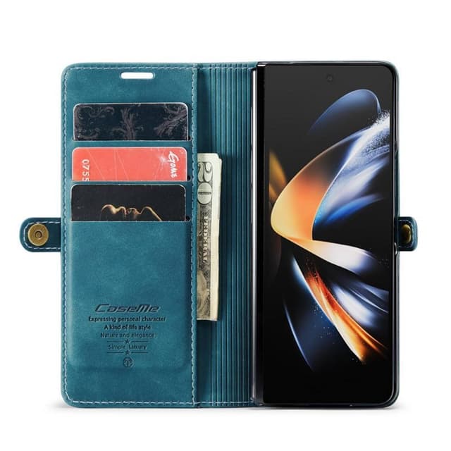 CaseMe FlipCase Samsung Galaxy Z Fold 4 - Blå