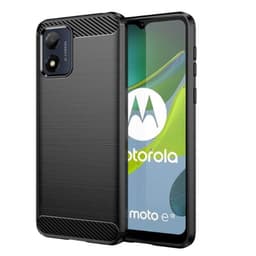 Børstet silikondeksel Motorola Moto E13 - Svart