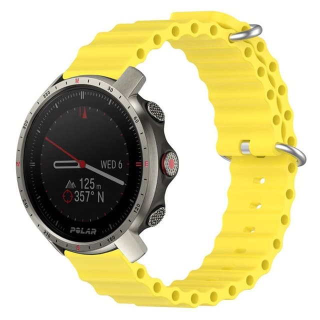 Ocean klockarmband till Polar Grit X Pro - Gul