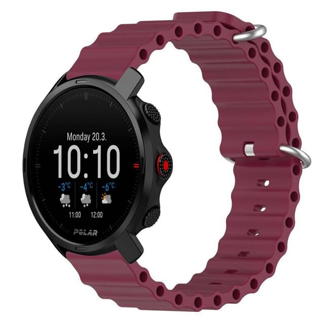 Ocean klockarmband till Polar Grit X - Wine