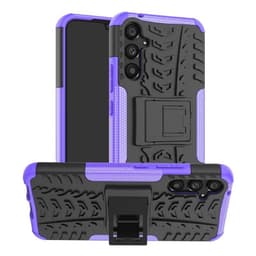 Iskunkestävä kuori jalustalla Samsung Galaxy A24 4G - Violetti
