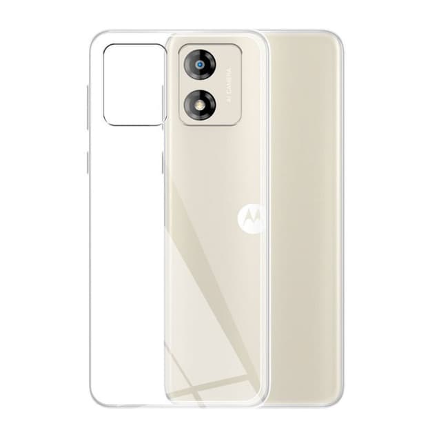 Silikonikotelo läpinäkyvä Motorola Moto E13