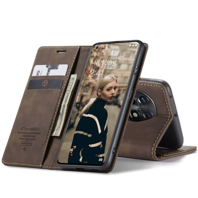 CaseMe Smart Magnet Flipdeksel OnePlus 11 - Coffee