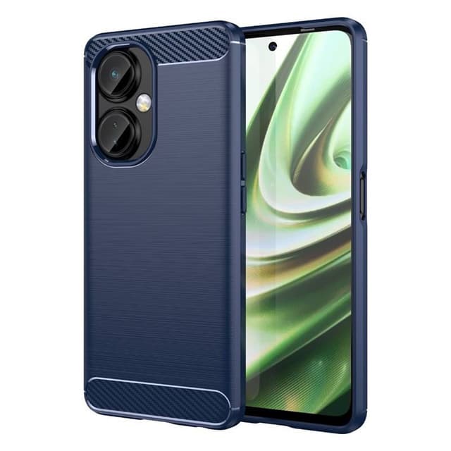 Børstet silikone cover OnePlus Nord CE 3 Lite - Blå