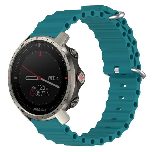 Ocean klockarmband till Polar Grit X Pro - Petrol