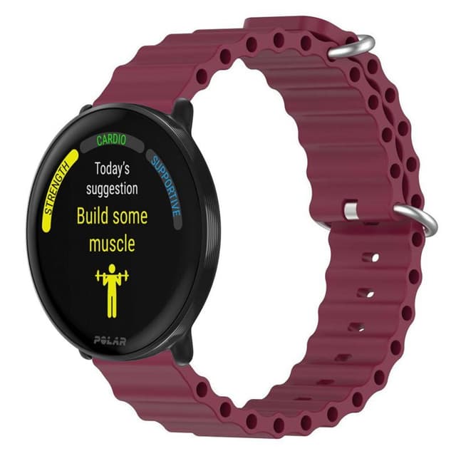 Ocean klockarmband till Polar Ignite 3 - Wine