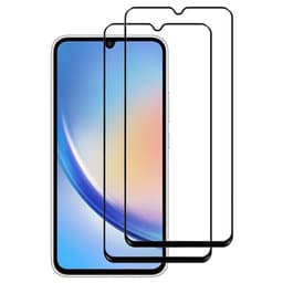 2-pak 5D glas skærmbeskytter Samsung Galaxy A24 4G