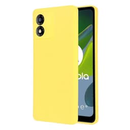 Liquid silikone cover Motorola Moto E13 - Gul
