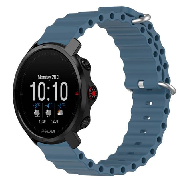 Ocean klockarmband till Polar Grit X - Gråblå