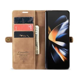 CaseMe FlipCase Samsung Galaxy Z Fold 4 - Brun