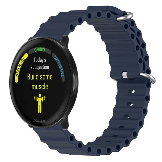 Ocean klockarmband till Polar Ignite 3 - Mörkblå
