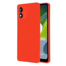 Liquid silikone cover Motorola Moto E13 - Rød
