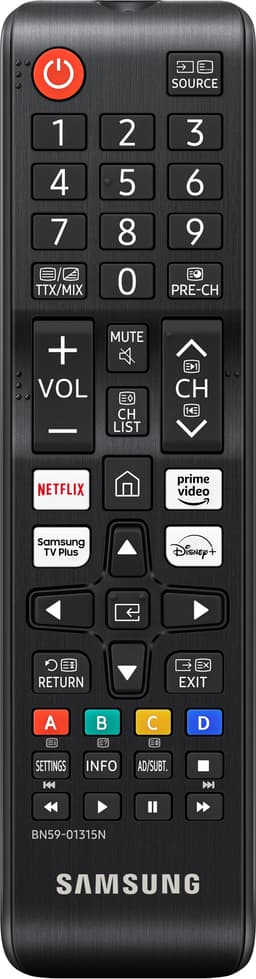 Samsung VGTM1240AN/XC fjärrkontroll för TV